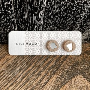 CICIMUCO Earrings: Shell Studs